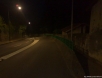 Virage avec grillage vert